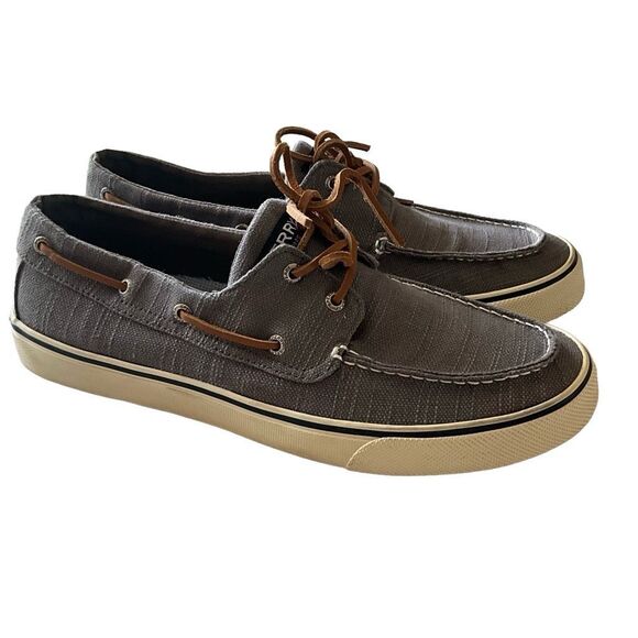 Sperry Gray and Brown Men's Sneakers - Picture 6 of 13